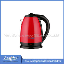 1.8 L Colourful Electric Kettle Hotel Water Kettle Stainless Steel Kettle Sf-2007 (Red)